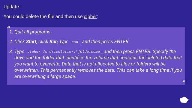 Shredding files in windows смотреть онлайн