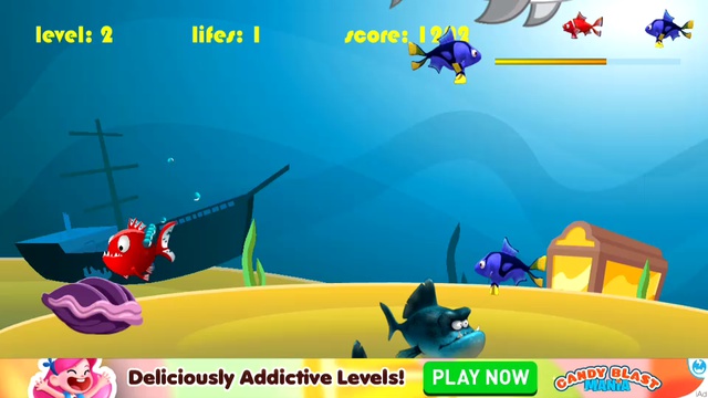 Hungry Fish 3D отличная ролевая игра смотреть онлайн
