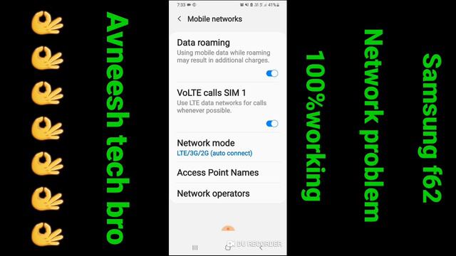 Samsung f62 5g Volte Network problem settings / how to solve network problem Samsung f62 смотреть онлайн