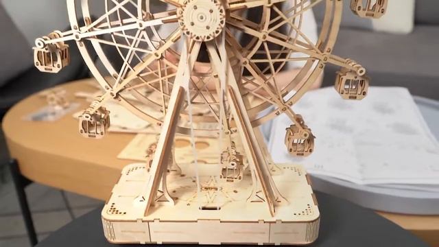 Robotime-Rolife Ferris Wheel Wooden Music Box TGN01