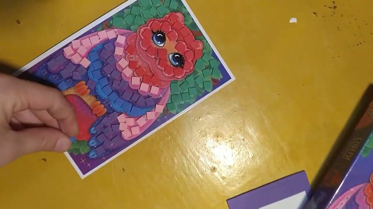 мозаика по номерам! #сова смотреть онлайн