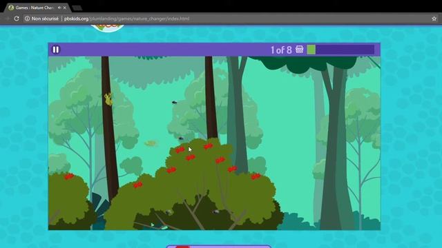 Games Nature Changer PLUM LANDING game for kids funny and educative смотреть онлайн