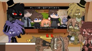 past nightmare react to chris future//fnaf//part 2