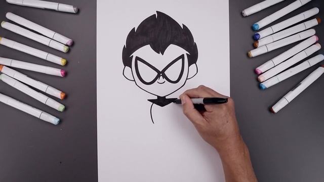 How To Draw Robin | Teen Titans GO! смотреть онлайн