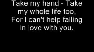 «Ub40»  «Can't help falling in love with you»  lyrics