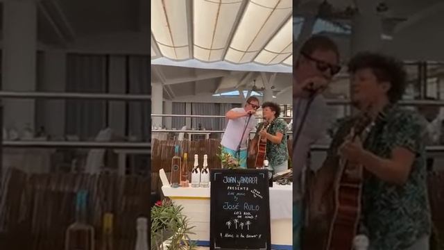 JOSÉ RULO con LE BON, de los míticos DURAN DURAN. Restaurante JUAN Y ANDREA, Formentera смотреть онлайн