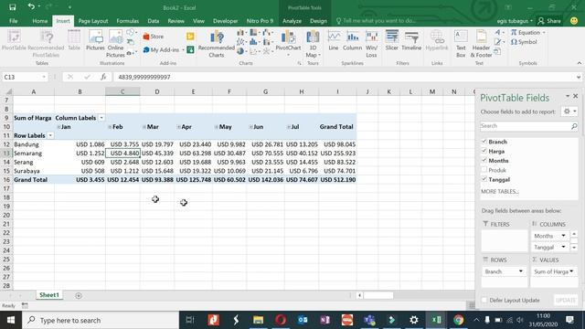 KUPAS TUNTAS PIVOT TABLE MS EXCEL (Part.2) | BELAJAR PIVOT TABLE смотреть онлайн