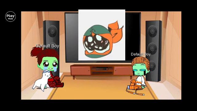 Реакция эволюция черепашек-ниндзя на тт Мики и Раф Реакция маленькая первая