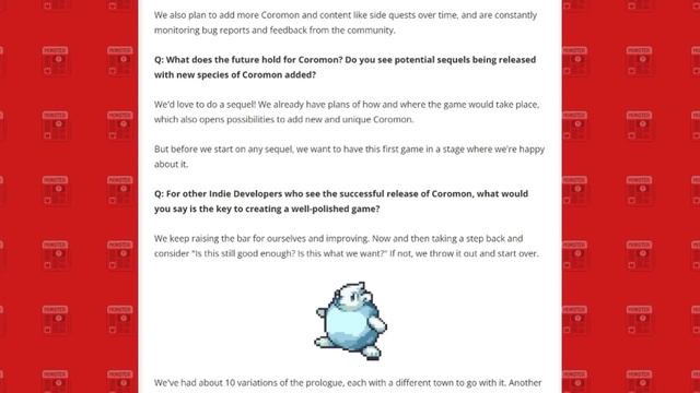 The Future Of Coromon! | New Ending, Coromon 2, Post Launch Updates And More!