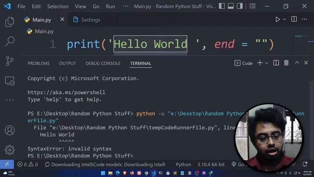 How to Print Without a Newline in Python ? смотреть онлайн