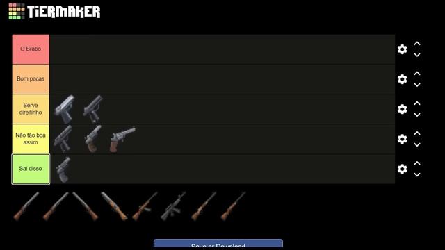 Minha Tier List de Armas de Fogo // Project Zomboid PT-Br смотреть онлайн