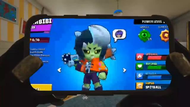 Играет на телефоне в бравл Старс смотреть онлайн