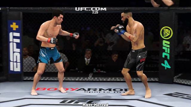 Dominick Cruz Vs. Rob Font : UFC 4 Gameplay (Legendary Difficulty) (AI Vs AI) (PS4) смотреть онлайн
