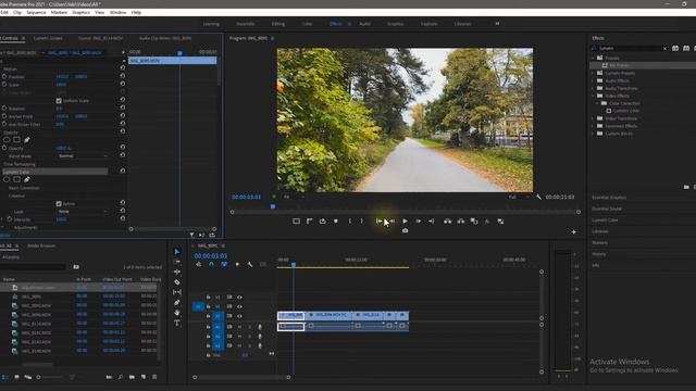 Как Применить Эффекты ко всем клипам сразу в Premiere Pro смотреть онлайн