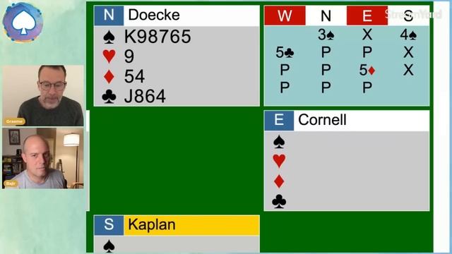 Can you believe the champs bid this? ♠K98765 ♥9 ♦54 ♣J864 - with Graeme Tuffnell смотреть онлайн