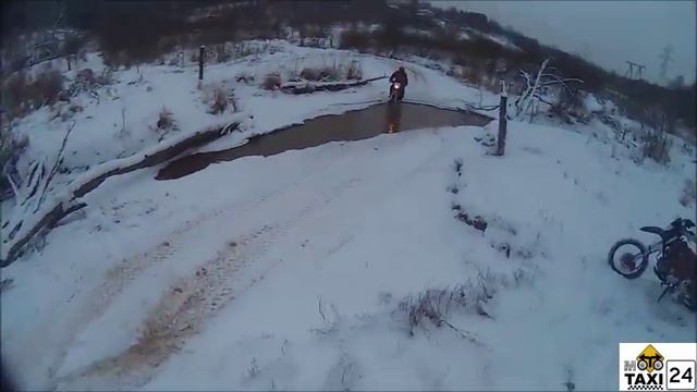 Катание зимой на мотоцикле с мототакси 24 смотреть онлайн