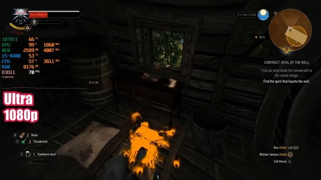 The Witcher 3: Wild Hunt. Palit GTX 1070 TI 8GB / Core i5-8400. 1920 x 1080 смотреть онлайн
