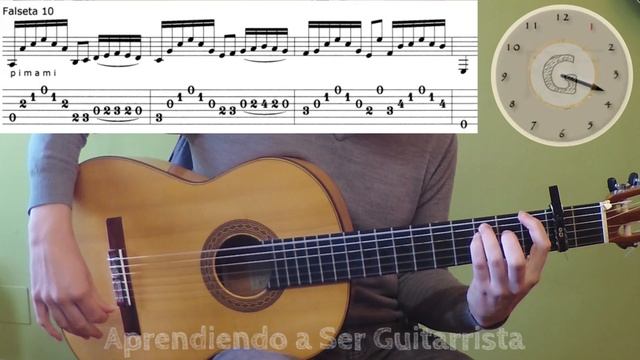 Falseta por solea con Tablatura - Nº 10 смотреть онлайн