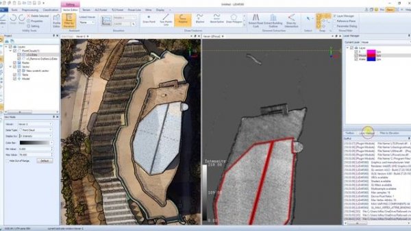 Векторный модуль в ПО LiDAR 360