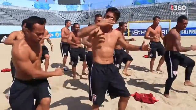 Tahiti Beach Soccer Team National Dance