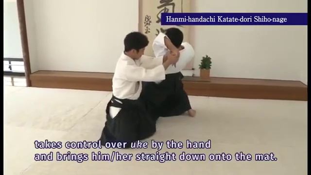 Мицутеру Уэсиба. Кихон (базовая техника айкидо) ч 2