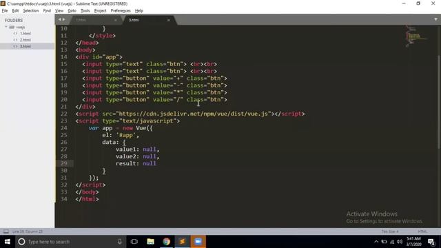 3. Calculator in Vuejs | Zero to Hero in Vuejs смотреть онлайн