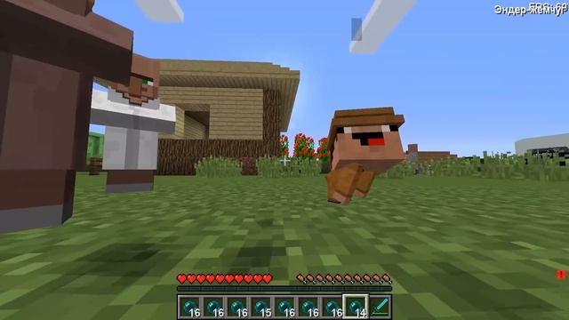 МАЙНКРАФТ ЭВОЛЮЦИЯ: ДЕВУШКА ЭНДЕРКРОЛИК ! ловушка и троллинг ! майнкрафт эндермен жизненный цикл смотреть онлайн