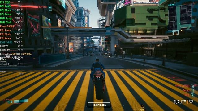 Cyberpunk 2077 Patch 1.61 | RTX 3050 Laptop | 5600H | 2x8GB | Gameplay + Benchmarks смотреть онлайн