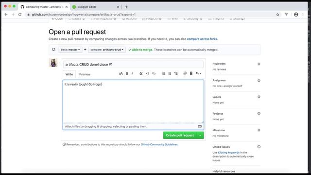 20 (Issue 1) Push Code to GitHub and Create a Pull Request смотреть онлайн