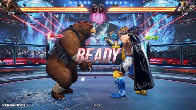 Kuma Tekken 8 Character Episode Hard 4K 60 FPS