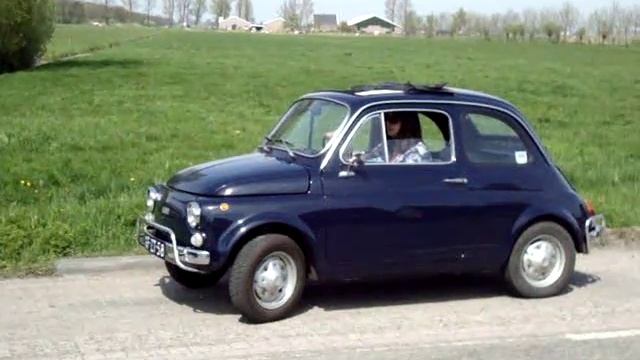 Fiat 500 on the way to photo shoot смотреть онлайн