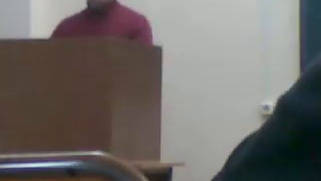 Толя в институте МАДИ выступает за трибуной, Чебоксары ~2011-2012 год смотреть онлайн