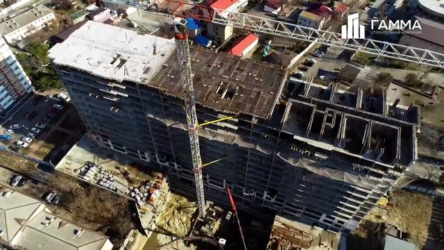Новый видеоотчет строительства ЖК "Новые Огни" г. Новороссийск! смотреть онлайн
