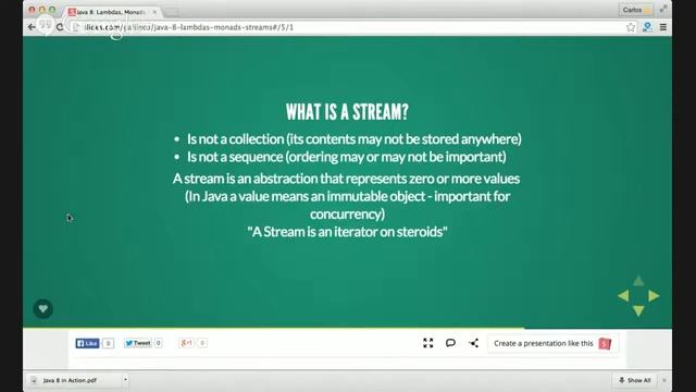 Java 8: Lambdas, Monads y Streams смотреть онлайн