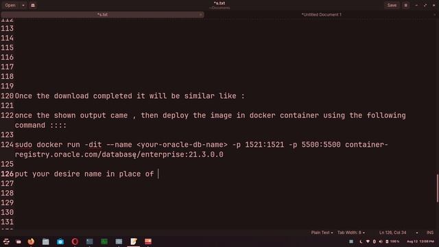 Installing Oracle SQL Database in Linux (using docker) смотреть онлайн