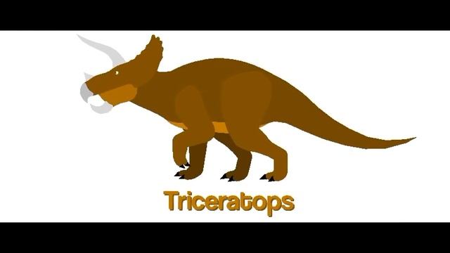 Spinosaurus Vs Triceratops Remake (stick Nodes Dinosaur)