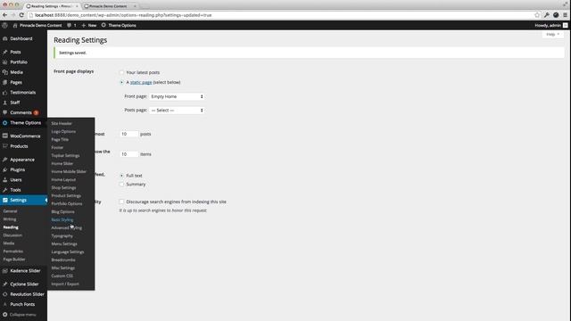 Home Page - Pinnacle Premium Wordpress Theme смотреть онлайн