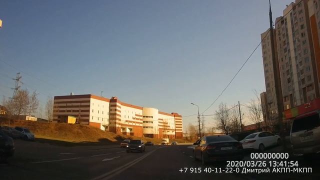 Экзаменационный маршрут Северное Бутово №1. ГИБДД на Нагатинской. смотреть онлайн