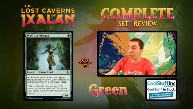 ? Complete Set Review! ? - Lost Caverns Of Ixalan - Green Cards - Constructed And Limited смотреть онлайн
