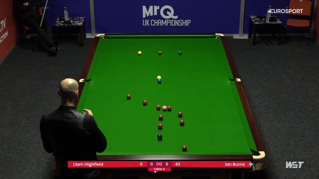 CLEAN SWEEP! ? | Liam Highfield vs Ian Burns | 2023 UK Championship Snooker Highlights смотреть онлайн