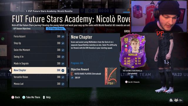 HOW TO COMPLETE ROVELLA OBJECTIVES FAST - 88 Future Stars Academy Nicolo Rovella Objective - FIFA 2 смотреть онлайн