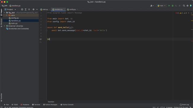 Телеграм бот на Python | Эхо-бот смотреть онлайн