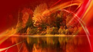 Футаж. Осенний пейзаж 3