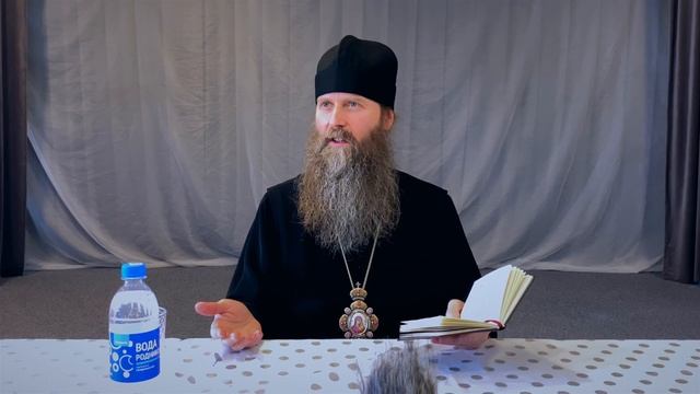 Литургия. Беседа епископа Павлово - Посадского Силуана с прихожанами.