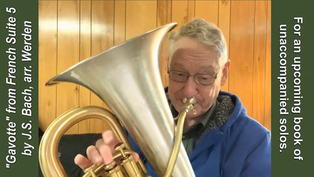 Euphonium Solo: "Gavotte" from French Suite 5 (Bach) New Arrangement: Unaccompanied Solo Collection смотреть онлайн