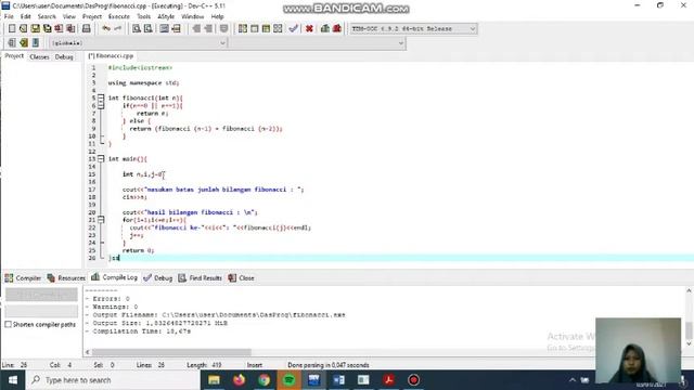 UAS Dasar Pemrograman - Bilangan Fibonacci смотреть онлайн