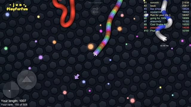 Slither.io Noob Player try to survive (Part 4) смотреть онлайн