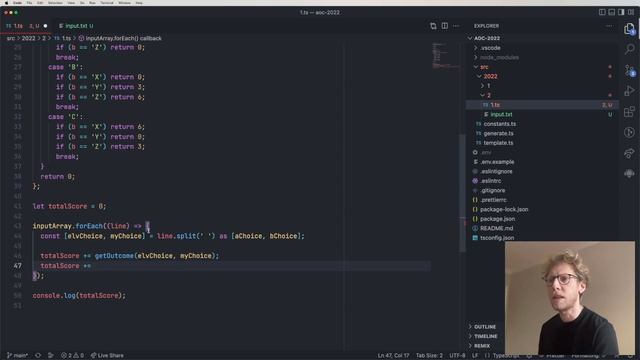 Advent of Code 2022: Day 2 + improved solution #TypeScript смотреть онлайн