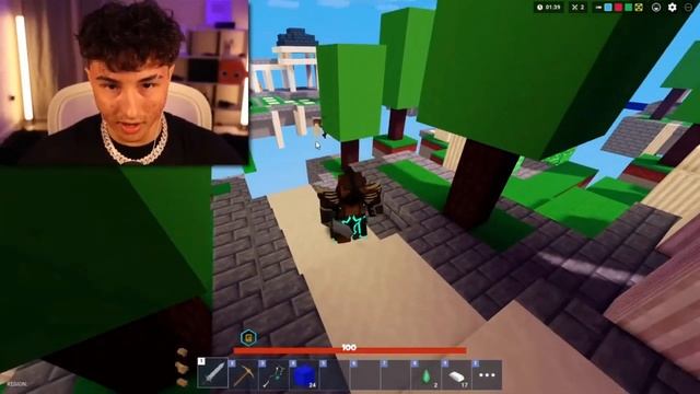 Tanqr and Other Youtubers React To The NEW CRYPT KIT in Roblox Bedwars(Kit Giveaway) смотреть онлайн