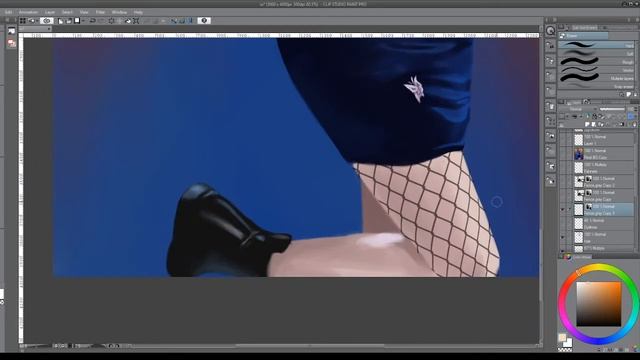 How to Make Quick and Easy Fishnets in Clip Studio Paint смотреть онлайн